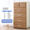 Multilayer Storage Cabinet for Baby Plastic Drawer